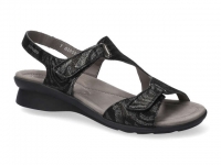 Chaussure mephisto velcro modele paris motif noir